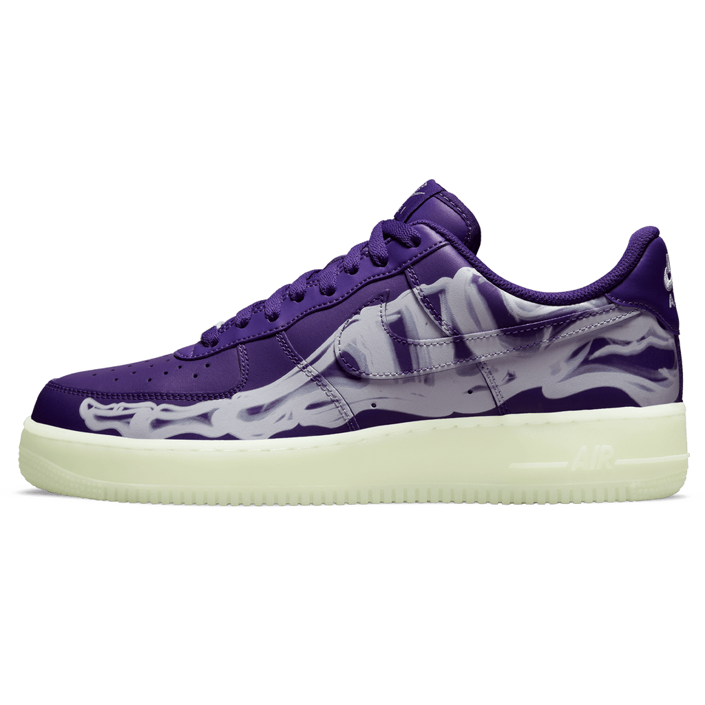 Nike Air Force 1 Low 'Purple Skeleton Halloween'